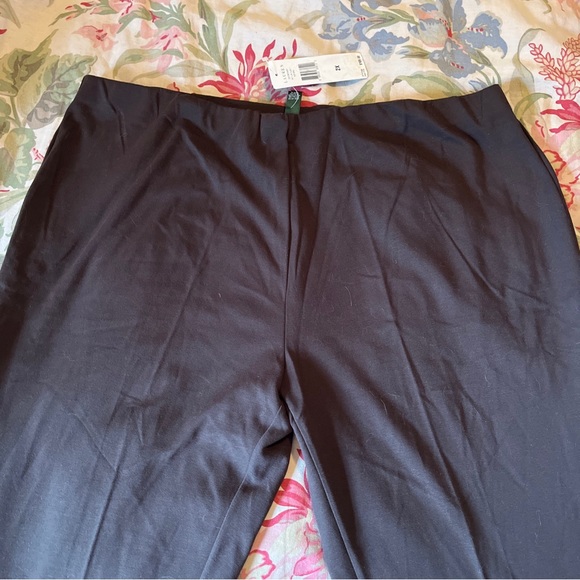 RALPH LAUREN Size 2X 40"W x 33"L Tall  Modern Flat Classic Brown Stretch $109NEW - Picture 3 of 16